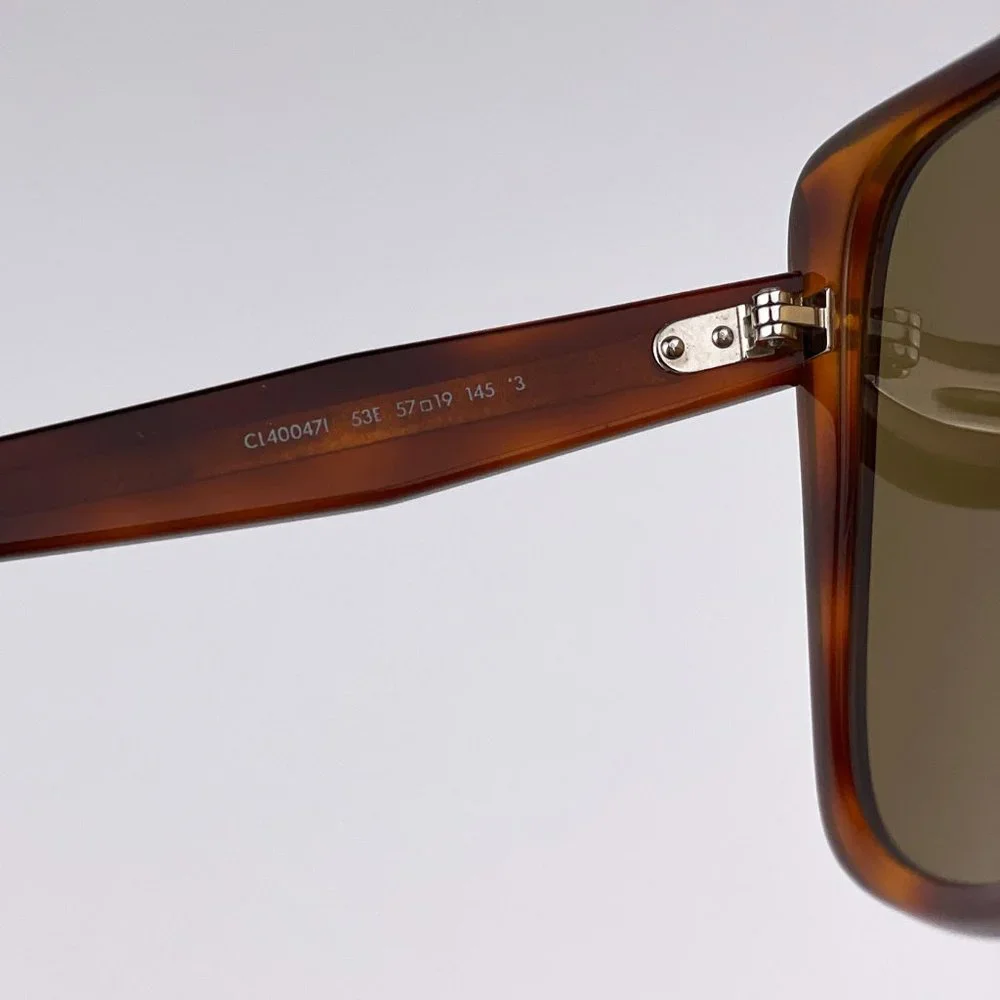 🔥 CELINE CL40047I/S 53E Sunglasses Havana Brown Oversized Women - Picture 6 of 9